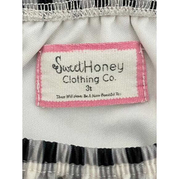 SweetHoney OG Fresh Blooms High Waist Swim Bottoms Black Gingham Beach Preppy 3T - Picture 6 of 6